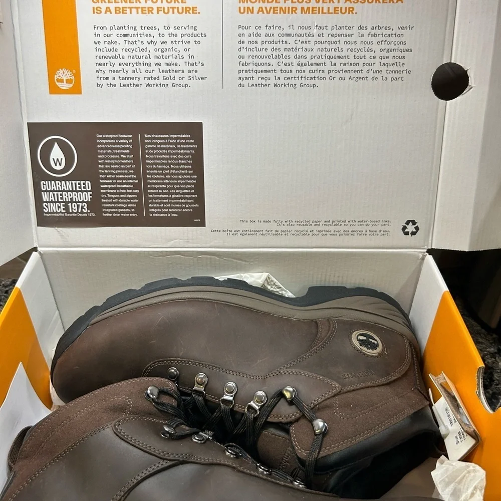Timberland PRO Men's Flume Mid Waterproof Steel Toe Work Boots size 13 new/box - Picture 14 of 16